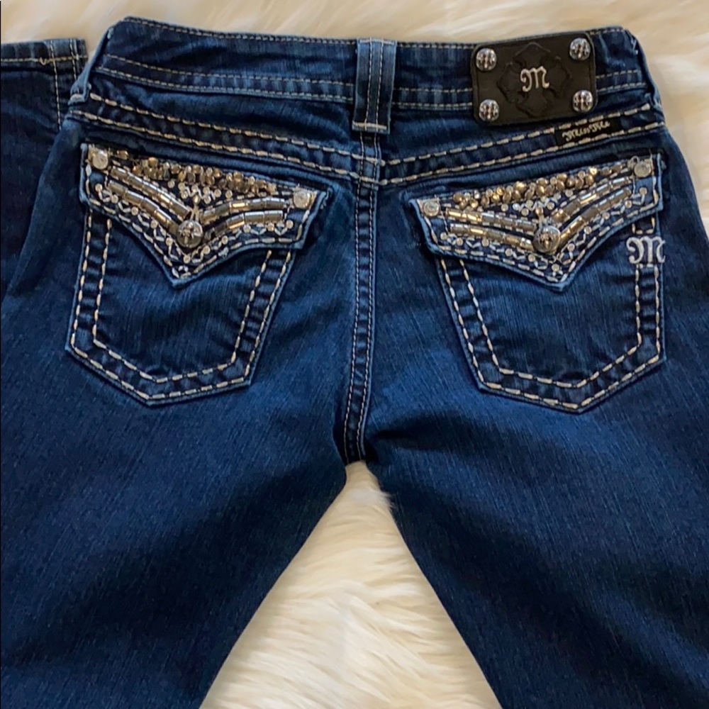 Miss me, straight leg jeans